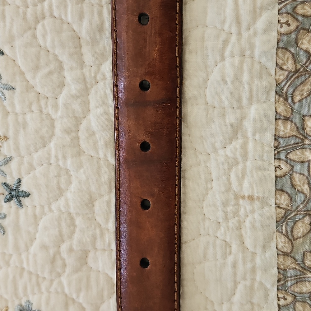 Vintage Tommy Hilfiger Men's Leather Belt Size 36 - Picture 5 of 11